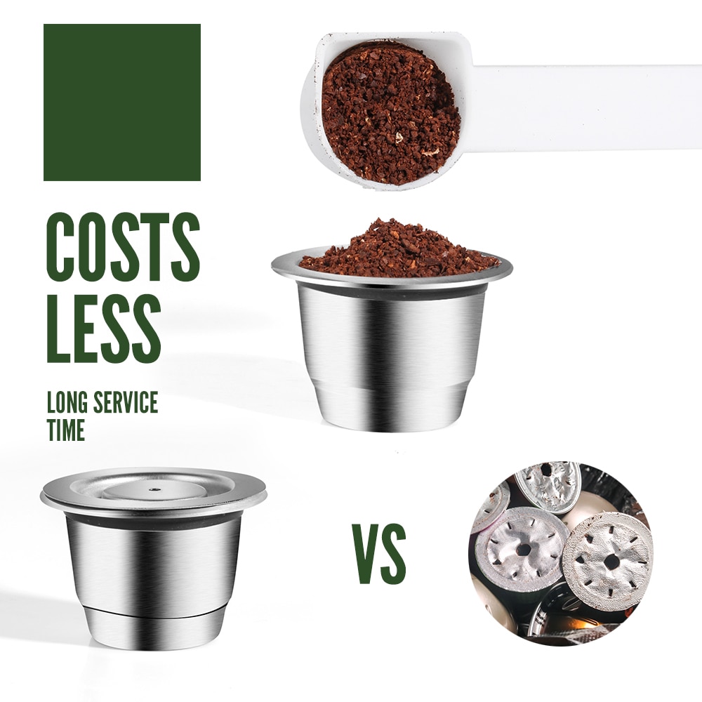 Cápsulas de café de acero inox para Nespresso - Stop Basura